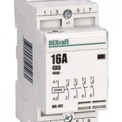 Контактор модульный МК-103 4НО 16А 230В DEKraft 18053DEK