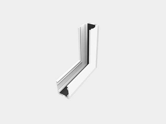 'Угловой коннектор для накладного трека настенно-потолочный для серии SY ,Белый , SY-601902-CN-WH. Фото 2