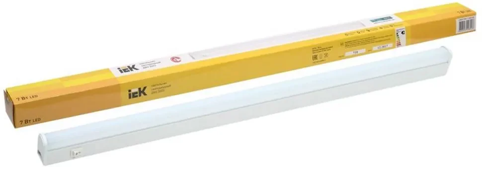 Светильник светодиодный ДБО 3002 7Вт 4000К IP20 572мм линейный пластик IEK LDBO0-3002-7-4000-K01 - фото 2