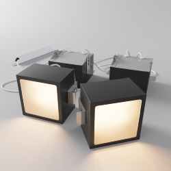 Светильник WOLTA PRO ГАЛАКТИКА ДВО10-36-001-3К-Ч Матовый