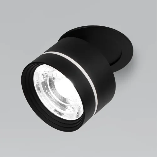 Встраиваемый поворотный светодиодный светильник 8W 4200K чёрный 25035/LED - фото