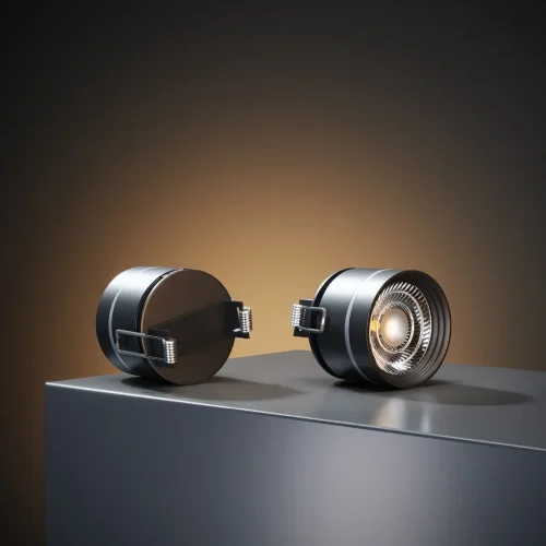 Встраиваемый поворотный светодиодный светильник 8W 4200K чёрный 25035/LED - фото 6