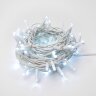 ULD-S1000-120-TWK WHITE IP67 Гирлянда светодиодная с эффектом мерцания, 10м, Соединяемая, 120 светодиодов, Белый свет, Провод белый. - фото 2