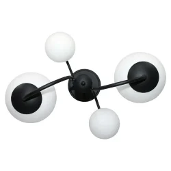 Светильник 'Тефия' 241 (Плафон 8728; 8730) НСБ 01-4х40-101 (ИМ) подвесной черн. Элетех 1005405125