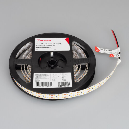 Светодиодная лента RT-А240-15mm 24V Cool 8К (19.2 W/m, IP20, 2835, 5m) (Arlight, Открытый) 013746(2) - фото 3