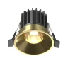 Встраиваемый светильник Раунд / Round 7 Вт 3000 К 50° (Латунь) DL058-7W3K-BS - фото