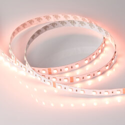 Светодиодная лента RT-В60-12mm 24V RGBW-Warm-4-in-1 (19.2 W/m, IP20, 5060, 5m) (Arlight, Открытый) 019152(2)