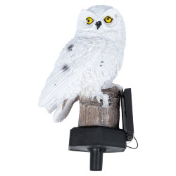 USL-S-823-PM290 POLAR OWL Садовый светильник на солнечной батарее Полярная сова, 1 светодиод, Теплый белый свет, 1xАA Ni-Mh аккумулятор в-к, IP44, TM Uniel