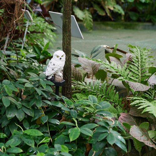 USL-S-823-PM290 POLAR OWL Садовый светильник на солнечной батарее Полярная сова, 1 светодиод, Теплый белый свет, 1xАA Ni-Mh аккумулятор в-к, IP44, TM Uniel - фото 10