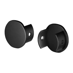 Заглушка для подвесного круглого шинопровода Levity, 2шт. (Черный)