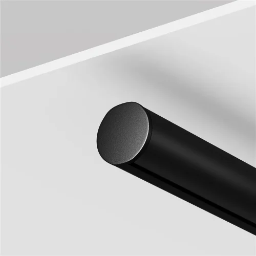 Заглушка для подвесного круглого шинопровода Levity, 2шт. (Черный) - фото 4