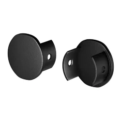 Заглушка для подвесного круглого шинопровода Levity, 2шт. (Черный) TRA184EC-R-11B