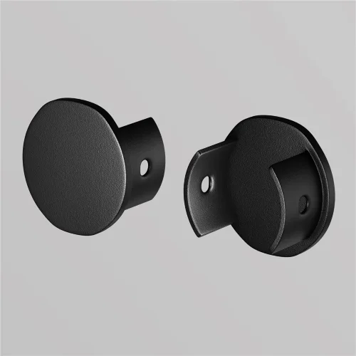 Заглушка для подвесного круглого шинопровода Levity, 2шт. (Черный) TRA184EC-R-11B - фото 2