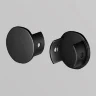 Заглушка для подвесного круглого шинопровода Levity, 2шт. (Черный) TRA184EC-R-11B - фото 2