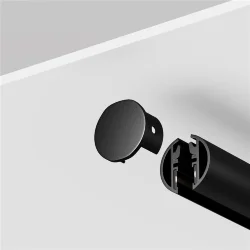 Заглушка для подвесного круглого шинопровода Levity, 2шт. (Черный) TRA184EC-R-11B