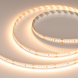 Светодиодная лента RT-А192-10mm 24V Warm2400 (17.6 W/m, IP20, 2835, 5m) (Arlight, высок.эфф.150 лм/Вт) 055994
