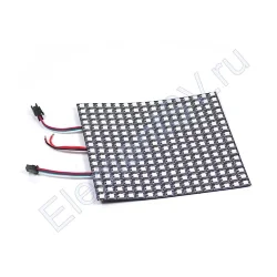 Светодиодный видеомодуль гибкий WM2 (5V, 16x16pix, RGB WS2811)