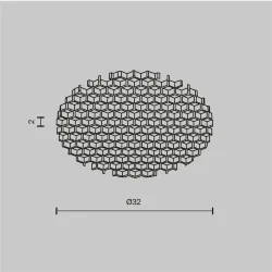 Антибликовый фильтр для светильников серии Dip 10Вт (Черный)