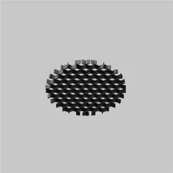 Антибликовая решётка для светильников серии Омут / Dip 10Вт (Черный) HoneyComb001-D32