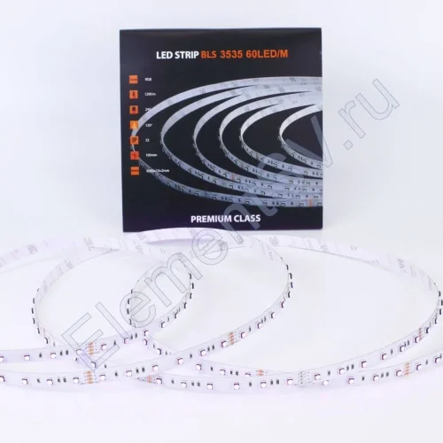 Светодиодная лента Class Premium 3535 60 led/m, RGB, 24V, IP33, А47 - фото 2.