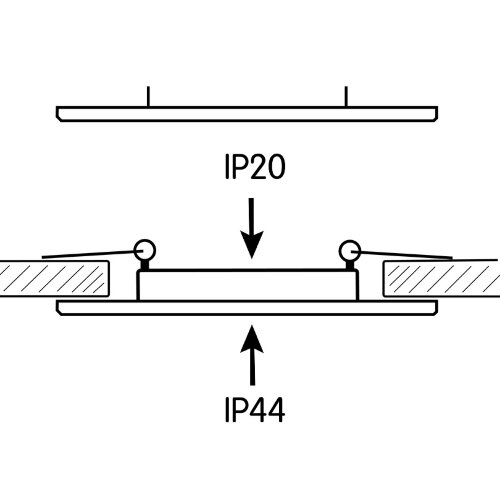 Точечный светильник светодиодный UNILED-DLL4W-WH 4Вт, 4000К, 320лм, Ø68мм белый - фото 2