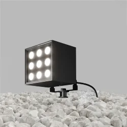 Ландшафтный светильник Ares 3000K 18Вт IP 65 (Черный)