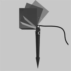 Ландшафтный светильник Ares 3000K 18Вт IP 65 (Черный)