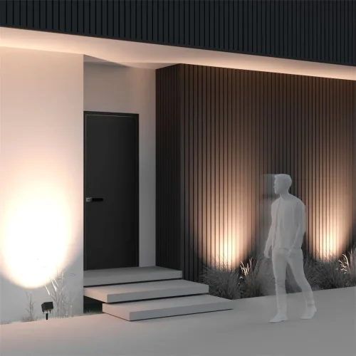 Ландшафтный светильник Ares 3000K 18Вт IP 65 (Черный) - фото 5