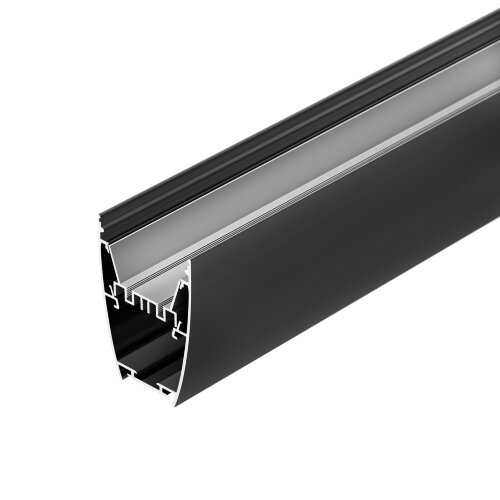 Профиль LINE-5075-U-HONEYCOMB-2000 BLACK (Arlight, Алюминий) - фото 6