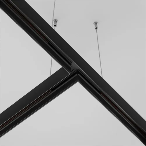 Коннектор Т-образный Exility накладной черный (Черный) - фото 4