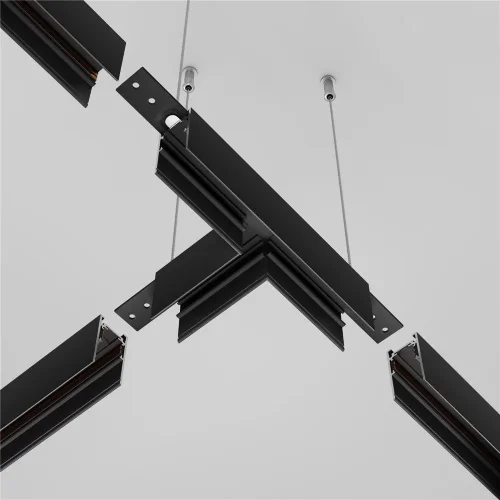 Коннектор Т-образный Exility накладной черный (Черный) - фото 5