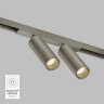 DK5742-DN Светильник для трека SHINE SPOT со светодиодом, D35*H100, 48V DC, 8W*2 , RA?90, 3000K, IP20, темный никель, алюминий.