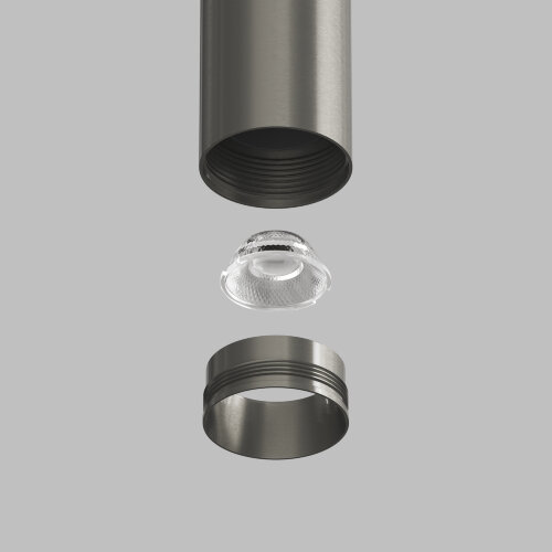 DK5742-DN Светильник для трека SHINE SPOT со светодиодом, D35*H100, 48V DC, 8W*2 , RA?90, 3000K, IP20, темный никель, алюминий. Фото 8