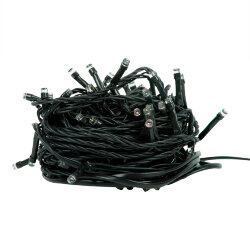 ULD-S1000-100-DGA MULTI-2 IP20 Гирлянда светодиодная, 10м, 100 светодиодов, Голубой, желтый, зеленый, розовый свет, Провод зеленый