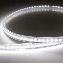 Светодиодная лента 220V, 2835 120 led, white, 120A, IP68