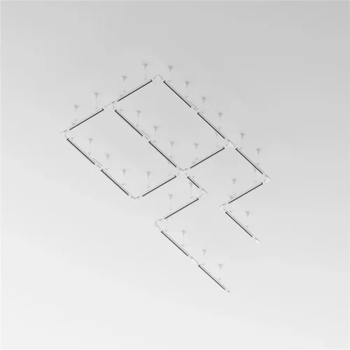 Шинопровод 1м Trinity накладной/подвесной белый (Белый) - фото 8