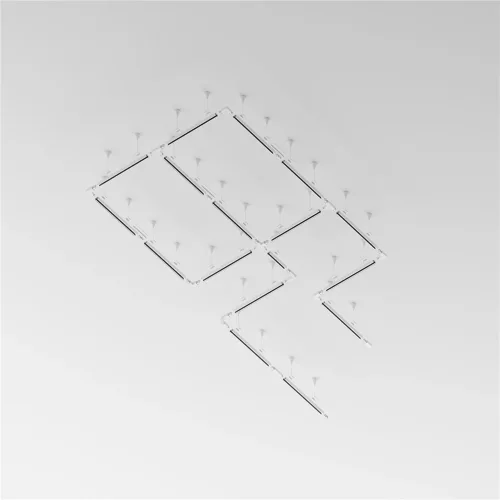 Шинопровод 1м Trinity накладной/подвесной белый (Белый) TRX005-311W - фото 9