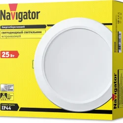 Светильник светодиодный 94 838 NDL-P1-25W-840-WH-LED 25Вт 4000К (аналог Downlight КЛЛ 2х26) Navigator 94838