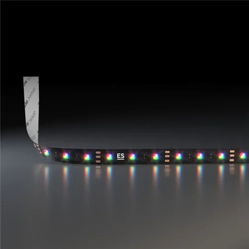 Светодиодная лента 24 В 14,4 Вт/м 60 Led/м 5050 IP20, RGB, Black, 5 м Лента светодиодная 24V 14,4W 60Led 5050 IP20 RGB, Black, 5м - фото 2