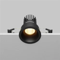 Встраиваемый светильник Омут / Dip 10 Вт 2700 К 50° (Черный) DL115-10W-2.7K-B