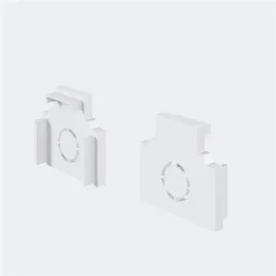 Заглушки для встраиваемого низкопрофильного шинопровода Exility 2шт. (Белый)