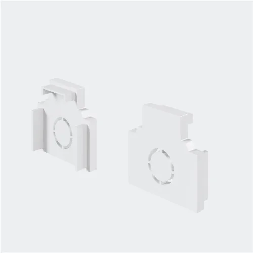 Заглушки для встраиваемого низкопрофильного шинопровода Exility 2шт. (Белый) TRAM034EC-42W - фото 6