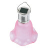 USL-S-838-PT100 PINK BELL Садовый светильник на солнечной батарее Розовый колокольчик, Подвесной, 4 светодиода, Теплый белый свет, 1xАА Ni-Mh аккумулятор в-к, IP44, TM Uniel - фото 3