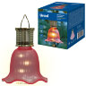 USL-S-838-PT100 PINK BELL Садовый светильник на солнечной батарее Розовый колокольчик, Подвесной, 4 светодиода, Теплый белый свет, 1xАА Ni-Mh аккумулятор в-к, IP44, TM Uniel - фото 6