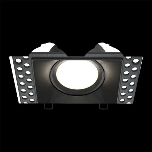 Встраиваемый светильник Dot GU10 10Вт (Черный) - фото 6