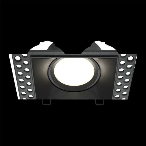 Встраиваемый светильник Точка / Dot 1*GU10 10 Вт (Черный) DL042-01-SQ-B - фото 3