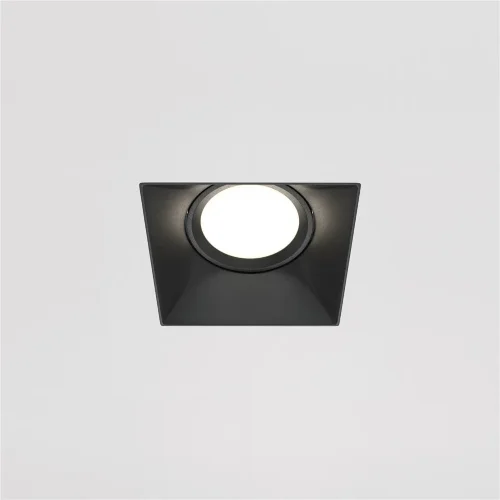 Встраиваемый светильник Точка / Dot 1*GU10 10 Вт (Черный) DL042-01-SQ-B - фото 11