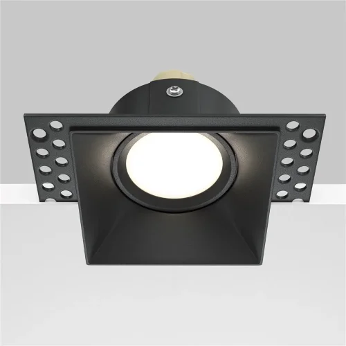 Встраиваемый светильник Точка / Dot 1*GU10 10 Вт (Черный) DL042-01-SQ-B - фото 12