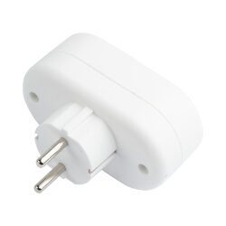 S-GES2-16O Разветвитель сетевой Uniel, количество розеток – 2, Максимальный ток 16А, Максимальная мощность нагрузки – 3500Ватт, заземление, упаковка – пакет