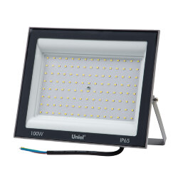 ULF-F23-100W-6500K IP65 160-240V GREY Прожектор светодиодный, Дневной свет 6500K, Корпус серый, TM Uniel
